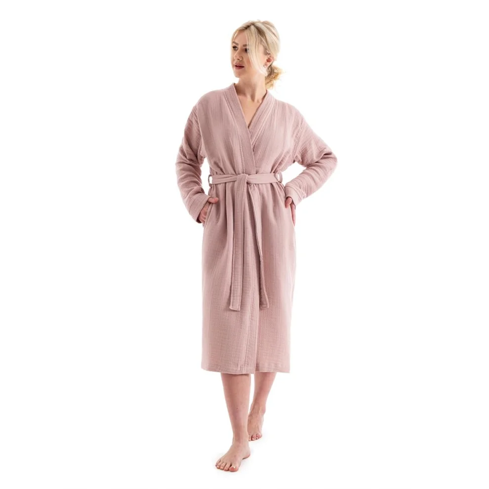 Denizli Concept - Unisex Kimono Muslin Bathrobe