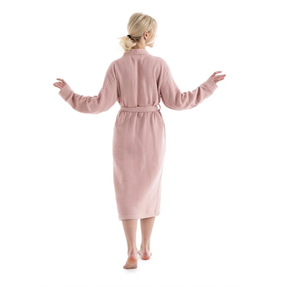 Denizli Concept - Unisex Kimono Muslin Bathrobe