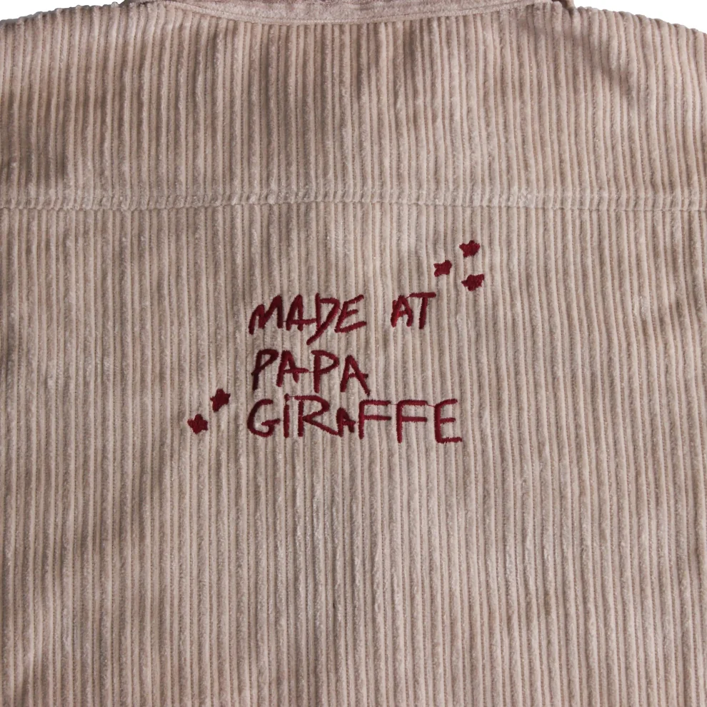 Papa Giraffe - Pg 18 Fleet Cord Crop Jacket