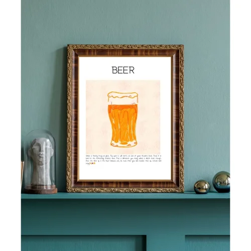 Muff Atelier - Home Wall Decor Beer Art Print Poster