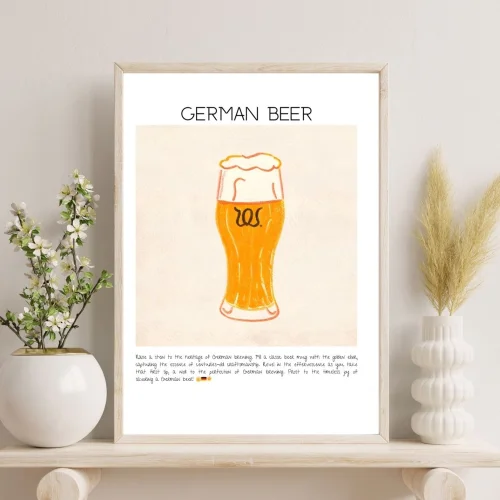 Muff Atelier - Home Wall Decor German Beer Art Print Poster