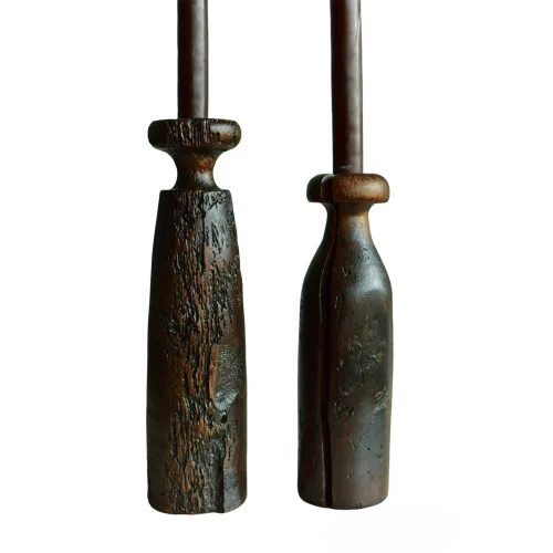 Kabuk Woodworks - Gothic Candleholder