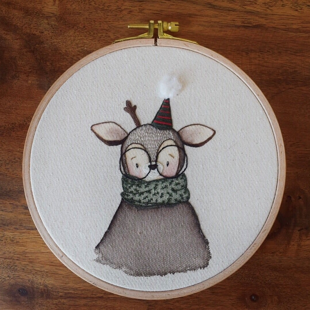 DEAR HOME - Embroidery Hoopart | hipicon