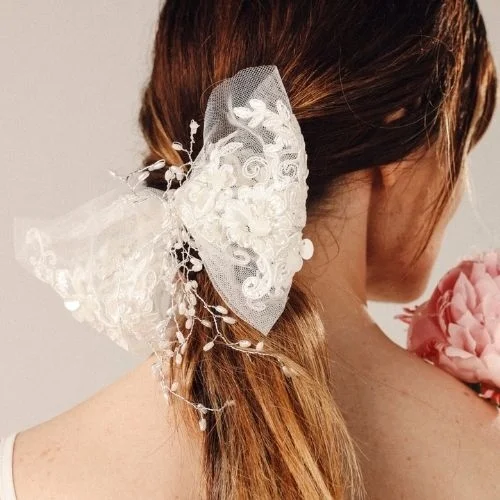 Merrie - Bridal Hair Bow