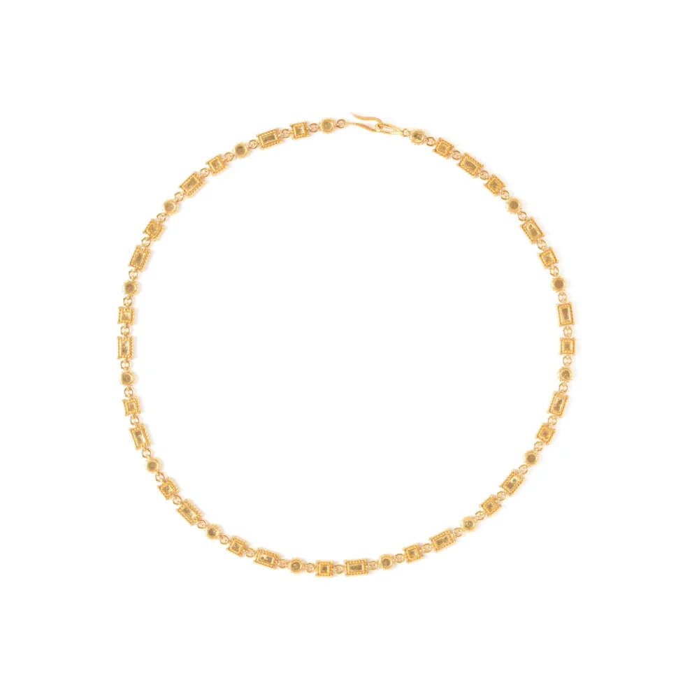 Maison Lygos - Irene Plain Necklace