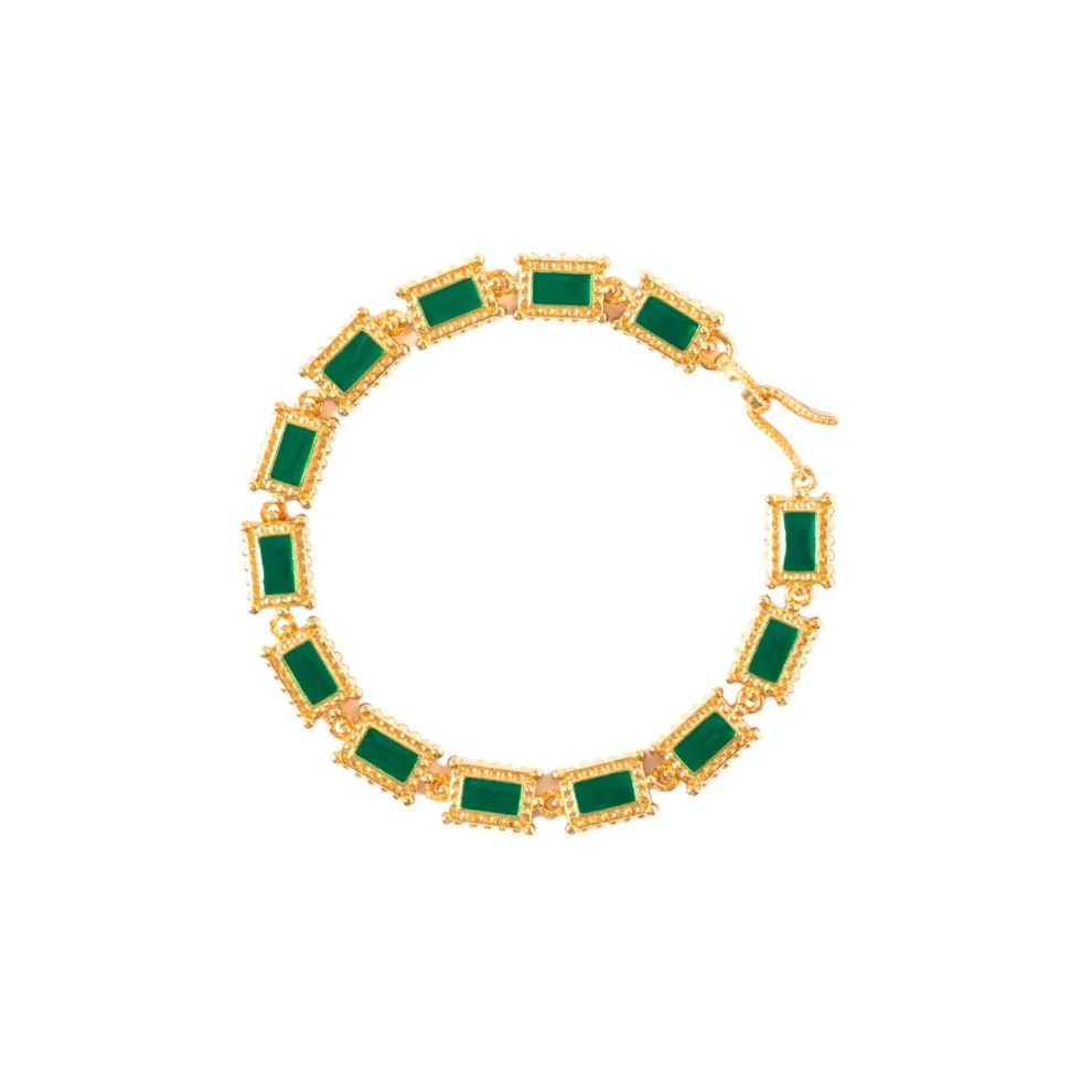 Maison Lygos - Ravenna Rectangle Bracelet