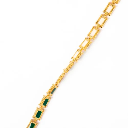 Maison Lygos - Ravenna Rectangle Bracelet