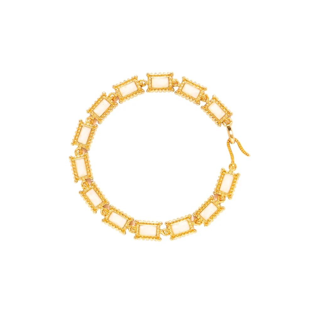 Maison Lygos - Ravenna Rectangle Bracelet