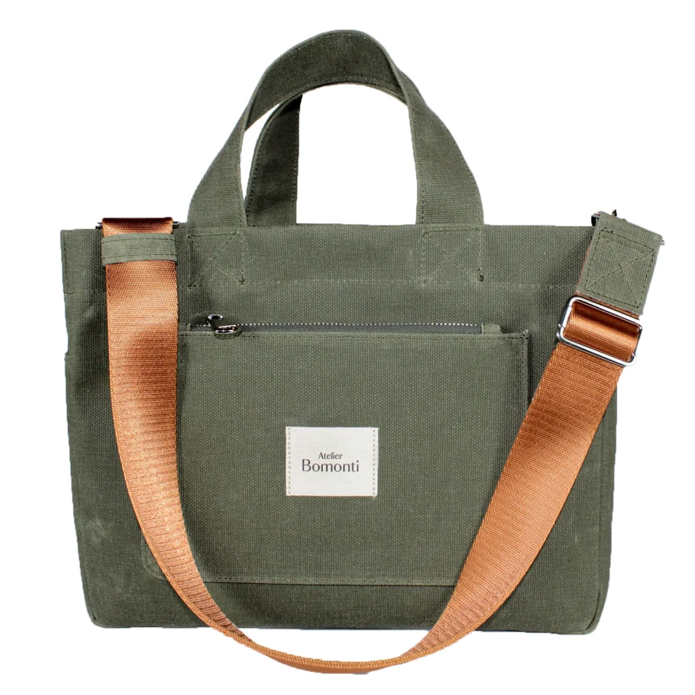 Atelier Bomonti - Hishi Tote Bag Waxed Canvas Bag