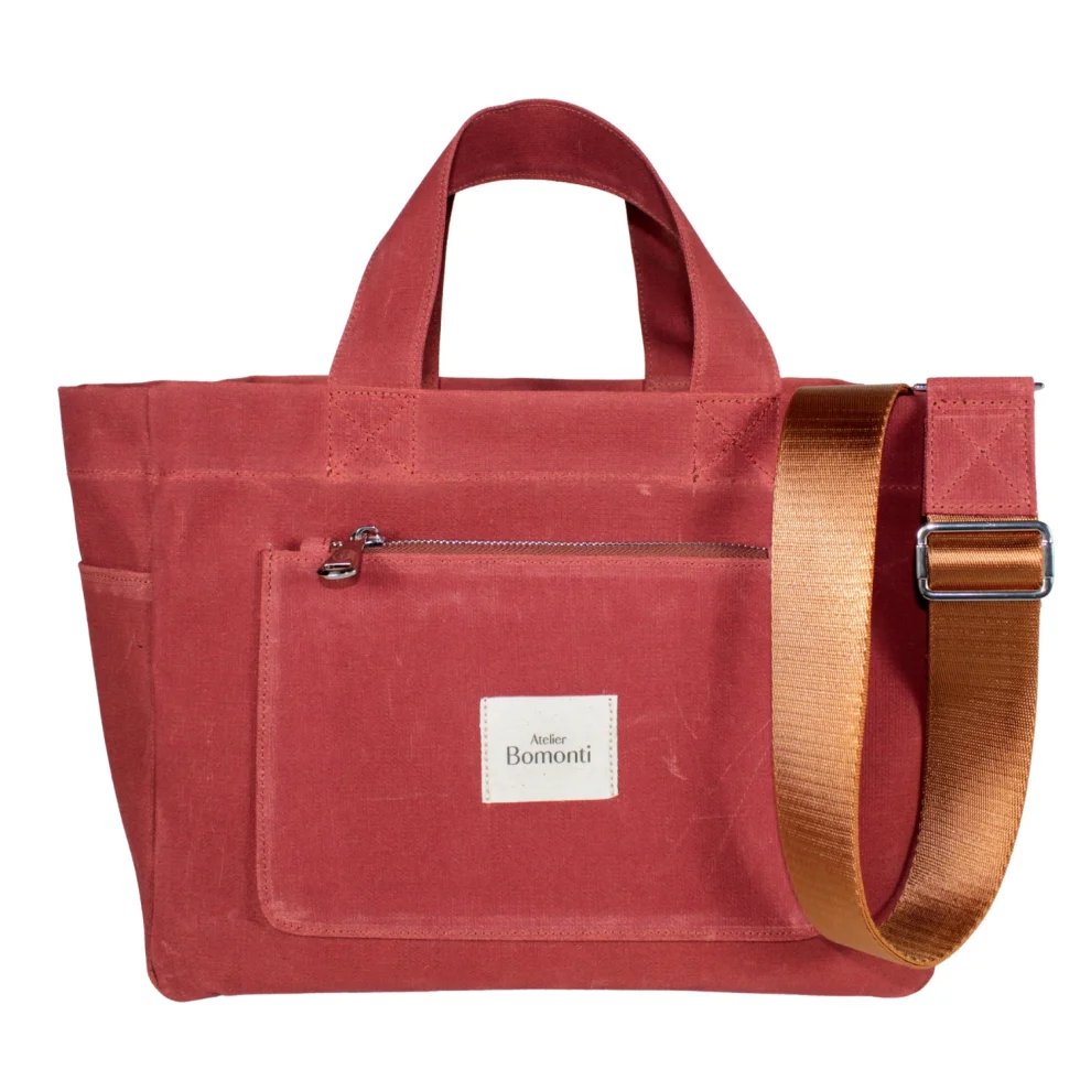 Atelier Bomonti - Hishi Tote Bag Waxed Canvas Bag