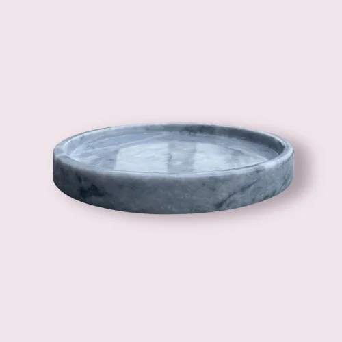 B My Stone - Marble Circle Tray