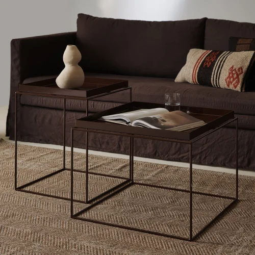 Edizione Living - Square Metal Side Table