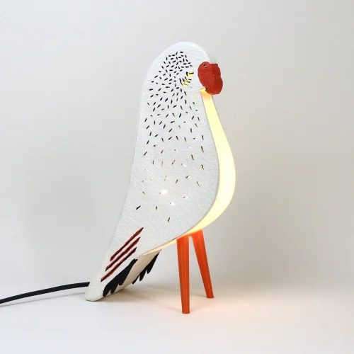 Puffin Cycle Design - Budgie Rainy Table Lighting