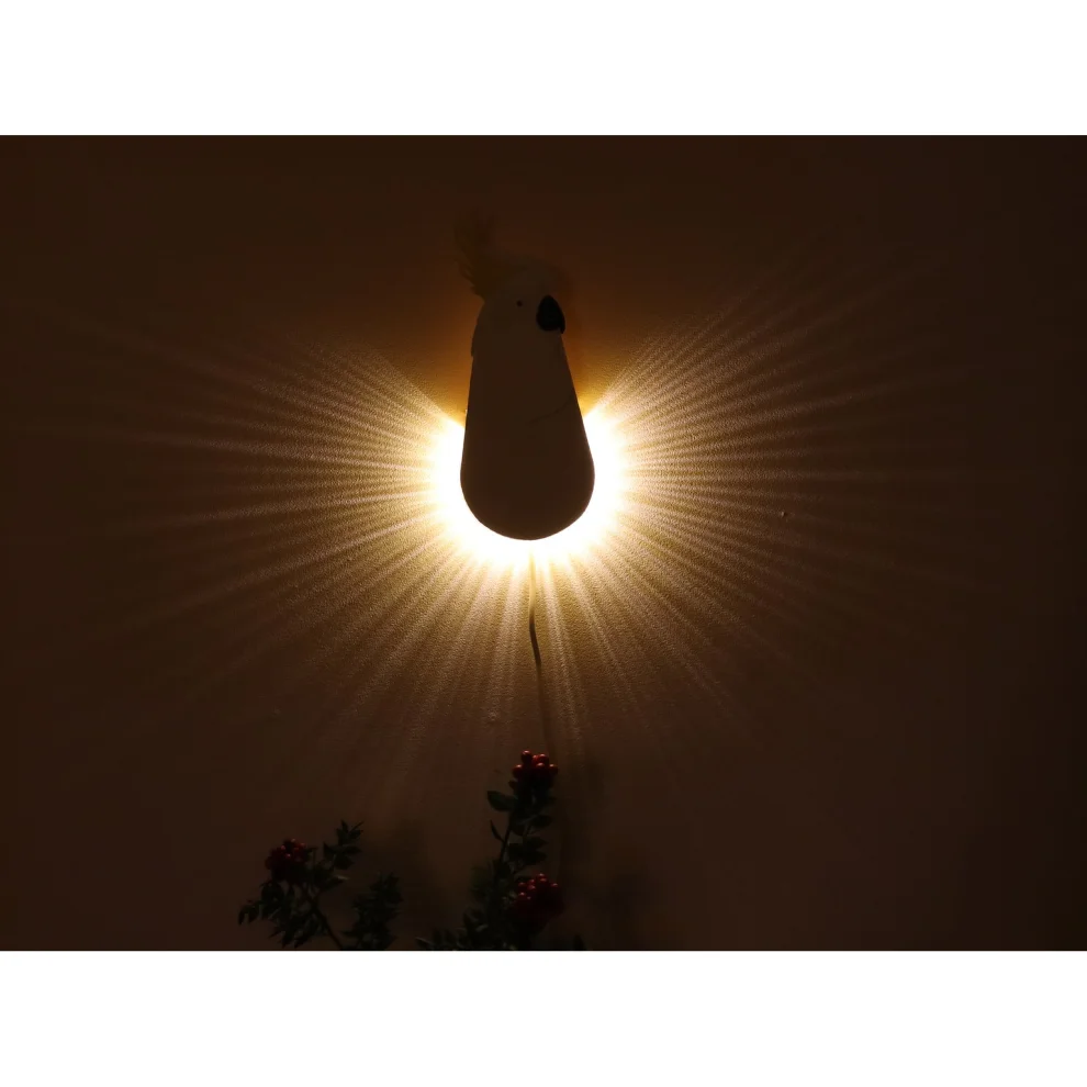 Puffin Cycle Design - Cockatoo Wall Light