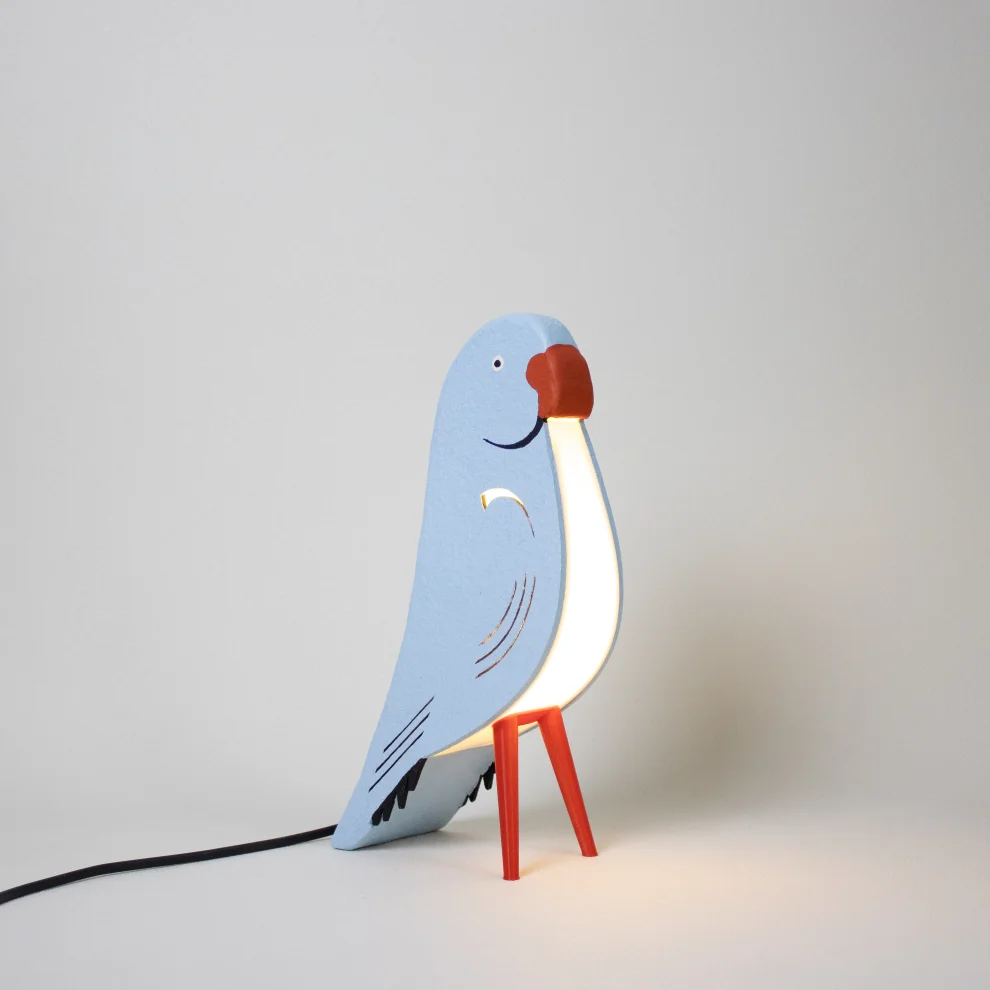 Puffin Cycle Design - Parrot Table Lighting