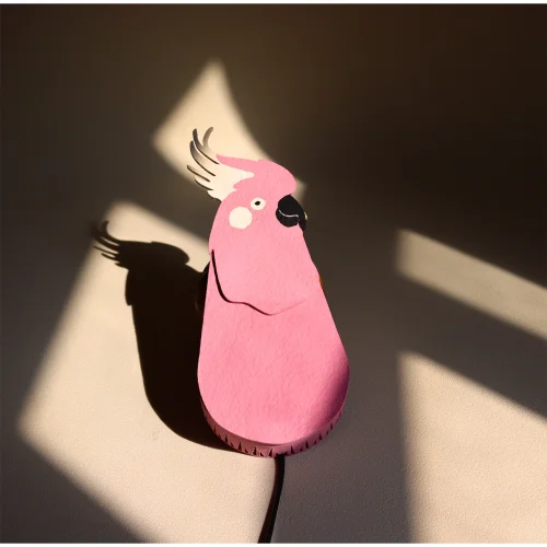 Puffin Cycle Design - Pink Cockatoo Wall Light