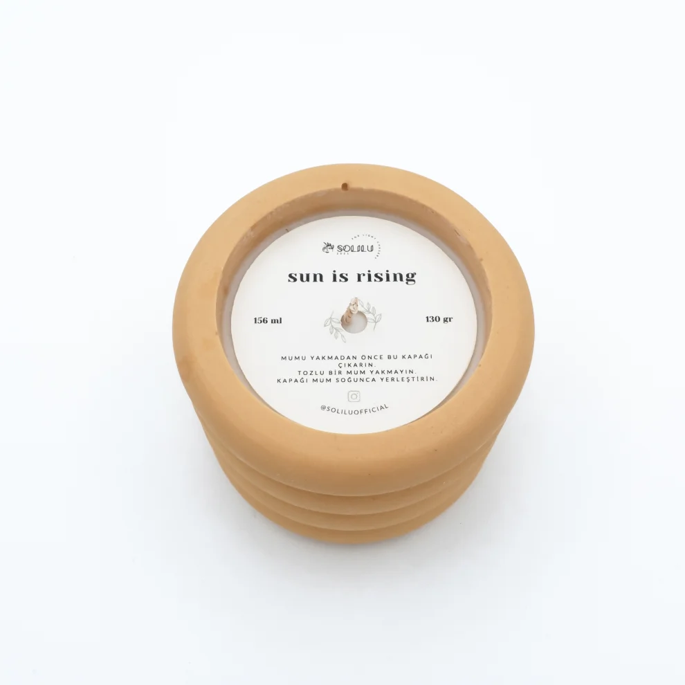 SOLILU - Bubble - Sun Is Rising Scented Soy Wax Candle