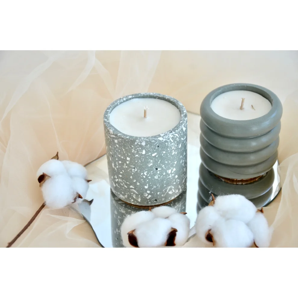 SOLILU - Terrazzo - Bloomy Spring Scented Soy Wax Candle