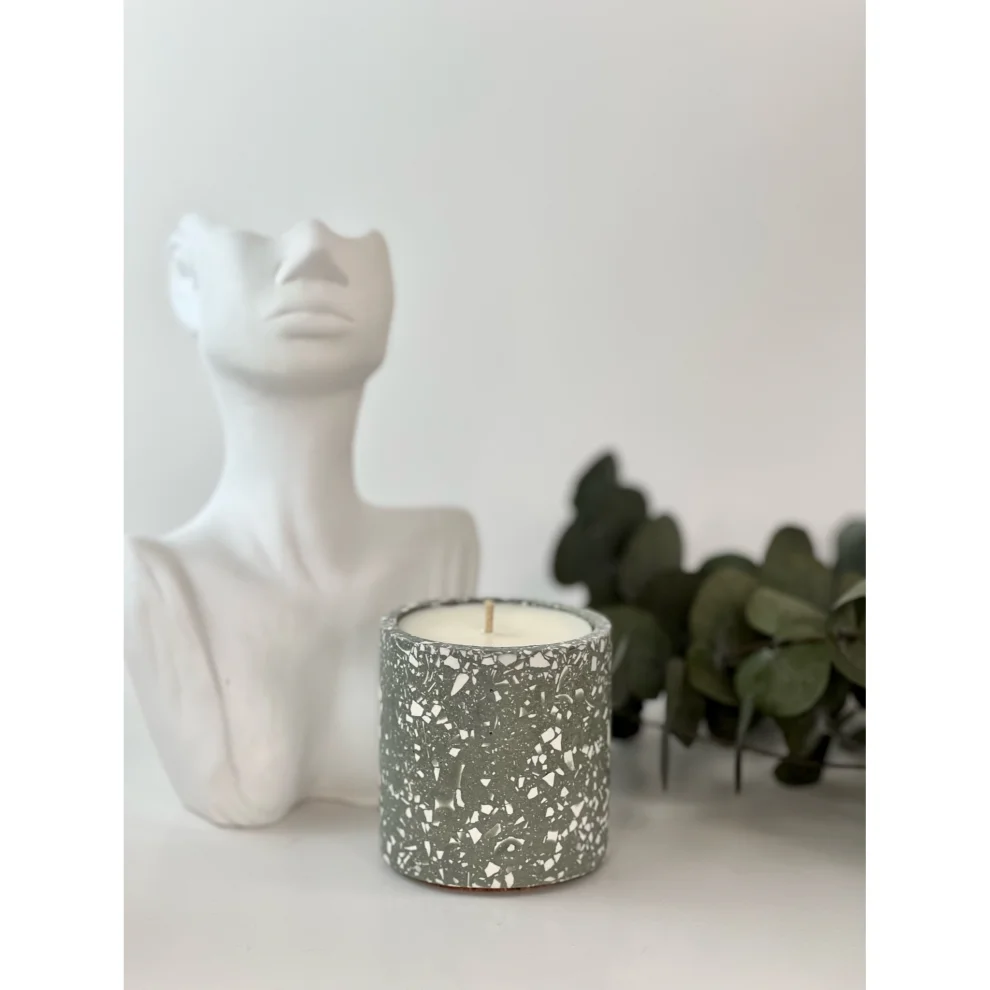 SOLILU - Terrazzo - Bloomy Spring Scented Soy Wax Candle