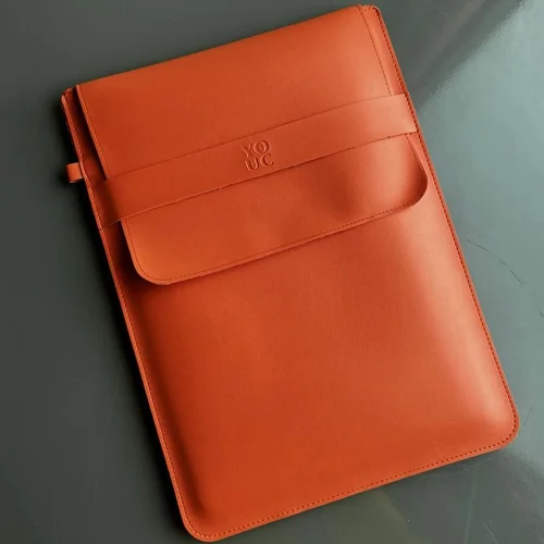 YOUC - Macbook Pro Air Su Geçirmez Laptop Kılıfı 13' 14' 15' Inç Notebook Vegan Suni Deri Çanta M2