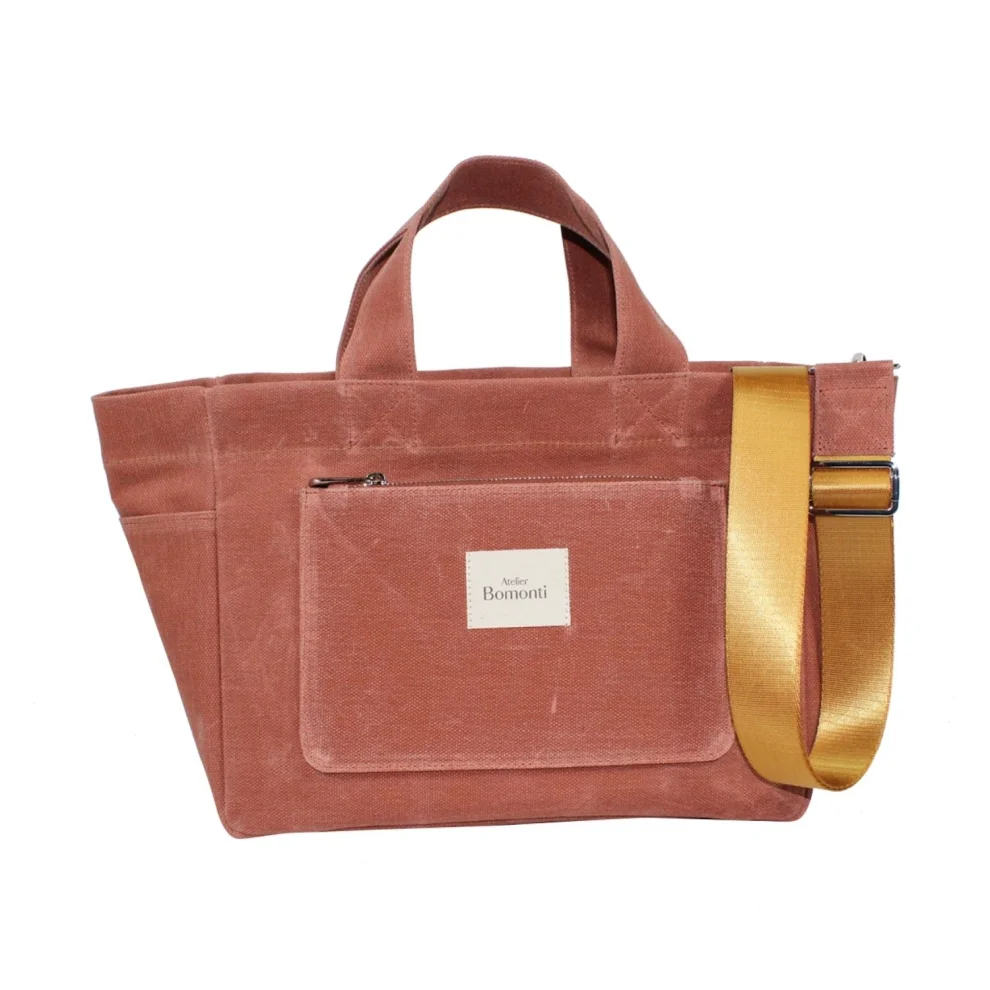 Atelier Bomonti - Hishi Tote Bag Waxed Canvas Bag