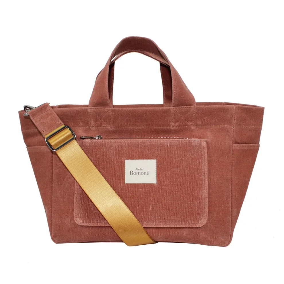 Atelier Bomonti - Hishi Tote Bag Waxed Canvas Bag