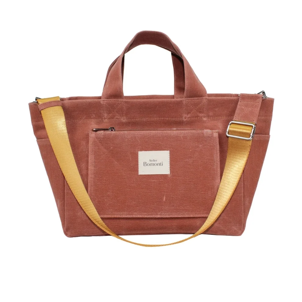 Atelier Bomonti - Hishi Tote Bag Waxed Canvas Bag