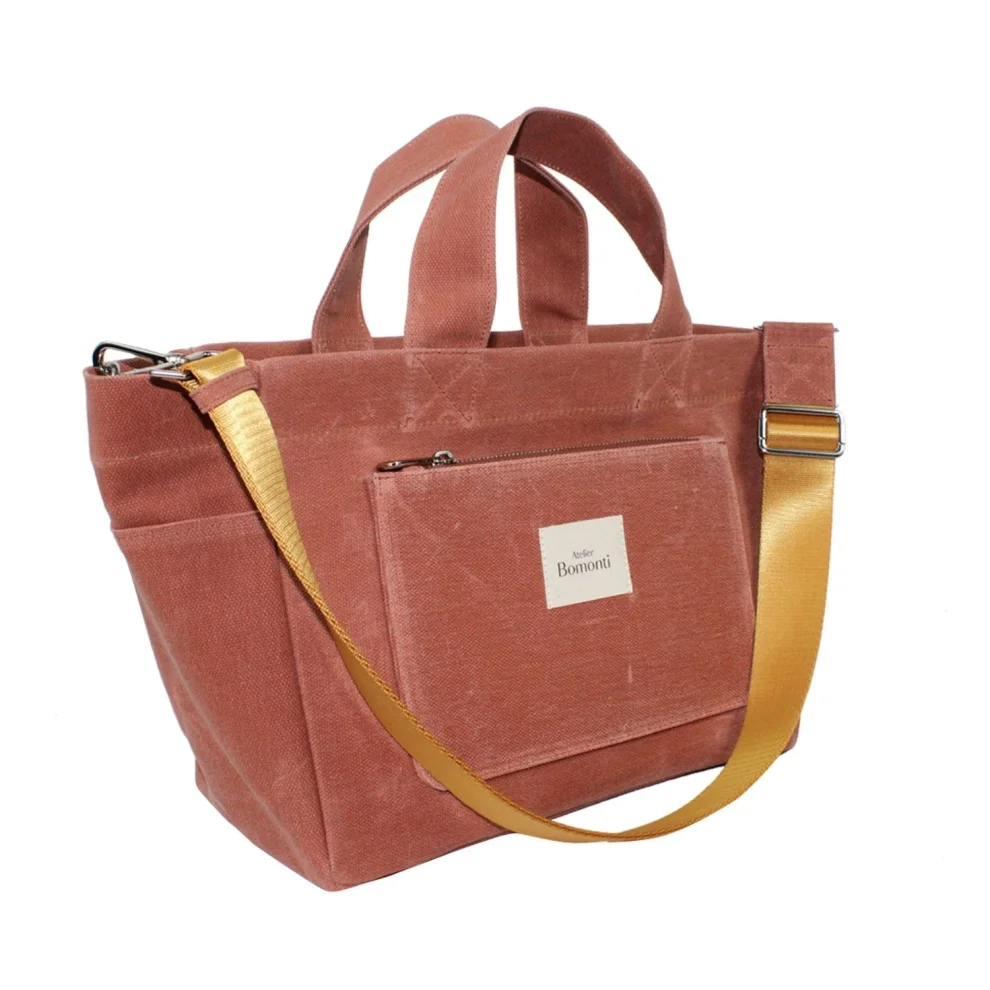 Atelier Bomonti - Hishi Tote Bag Waxed Canvas Bag