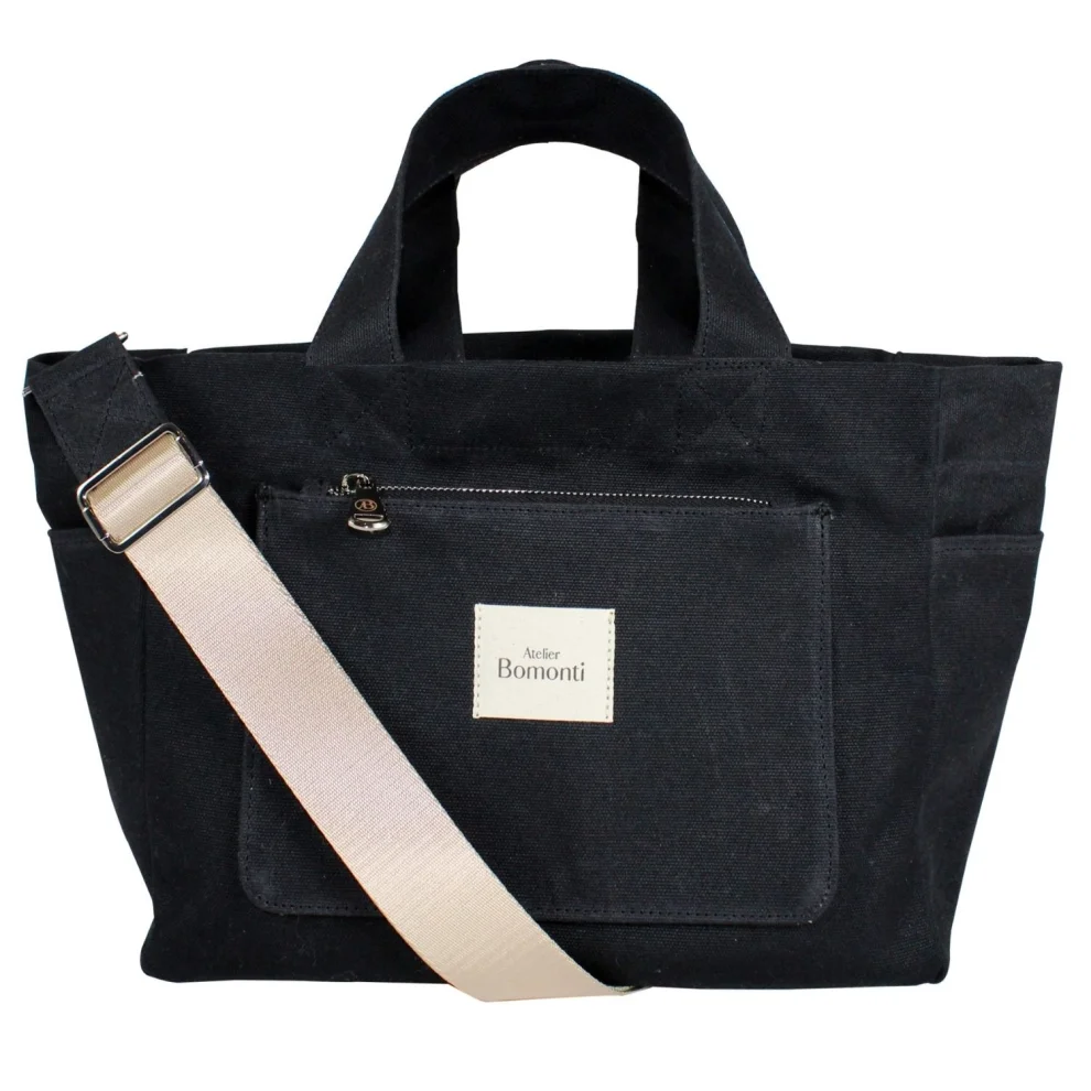 Atelier Bomonti - Hishi Tote Bag Waxed Canvas Bag