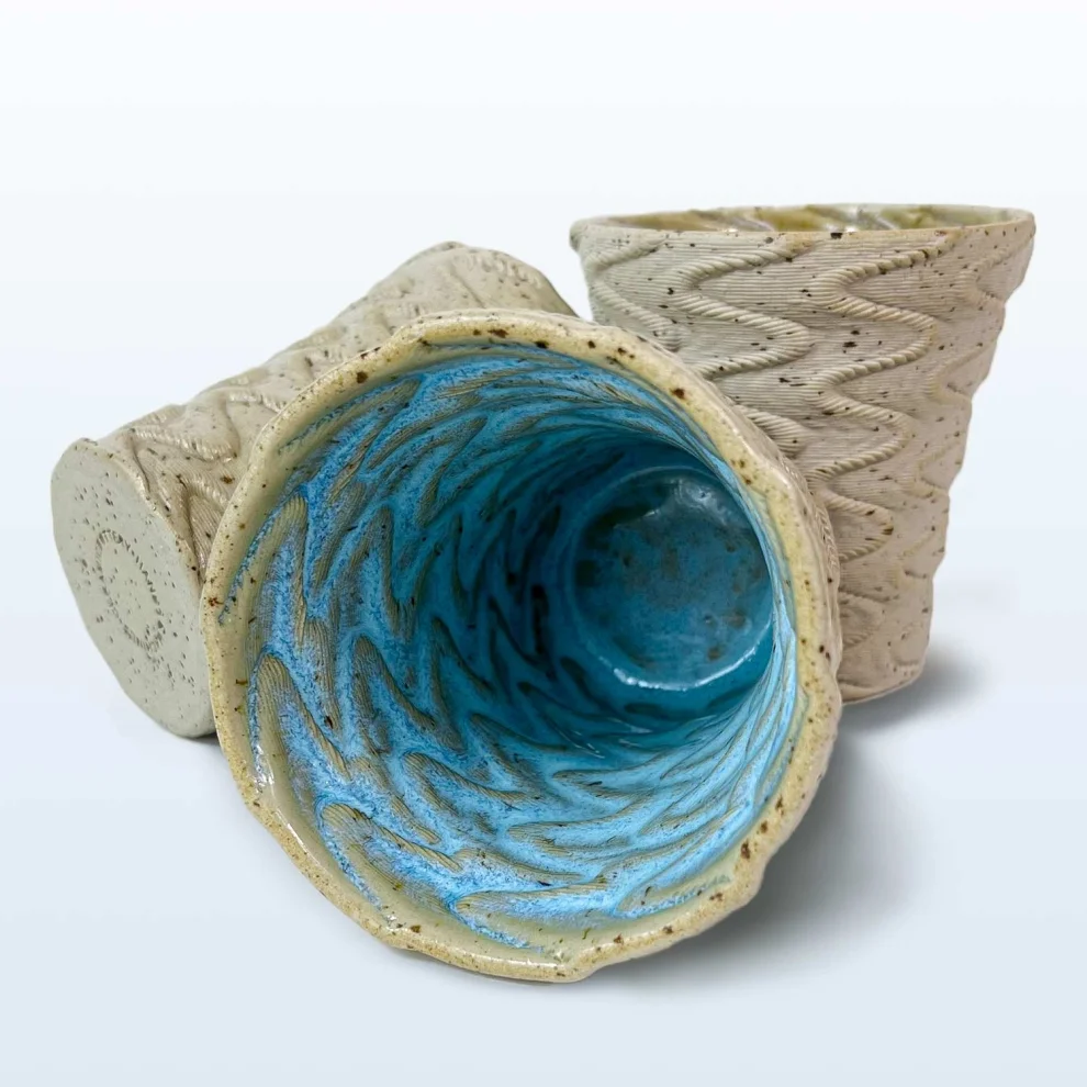 Ceramicbottery - Wave Bardak