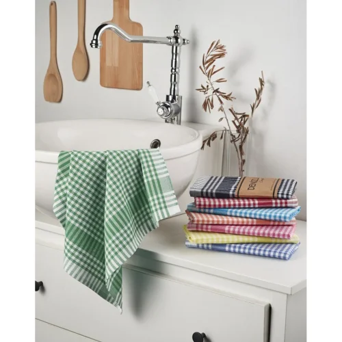 Denizli Concept - Gingham Dish Towel 5-pieces Set