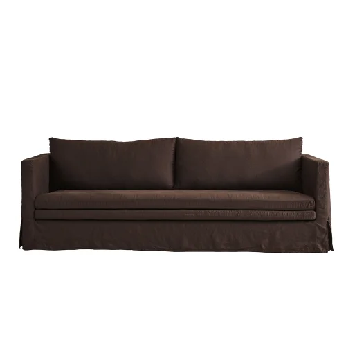 Edizione Living - Vera 3 Seater Brown Sofa