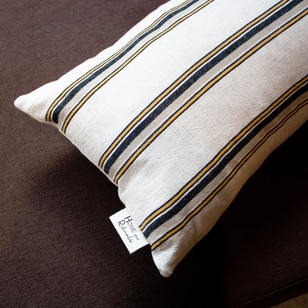 Home and Rituals - Stripe Hand Loom Decorative Pillow