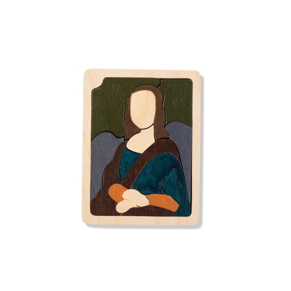 Mne Work - Mona Lisa Wooden Jigsaw Puzzle