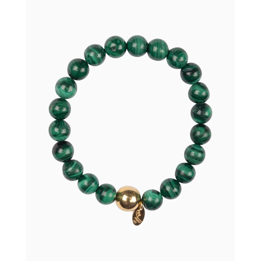 Rue du Muguet - Aurora Malachite Bracelet