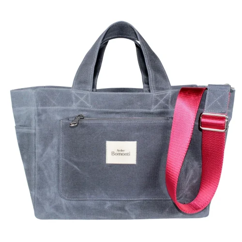 Atelier Bomonti - Hishi Tote Bag Waxed Canvas Bag