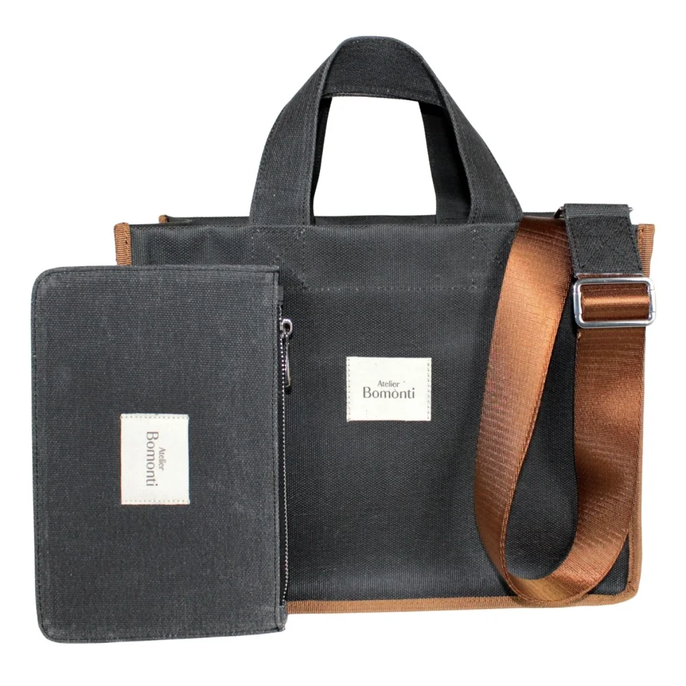 Atelier Bomonti - Hishi Rj Tote Bag Waxed Canvas