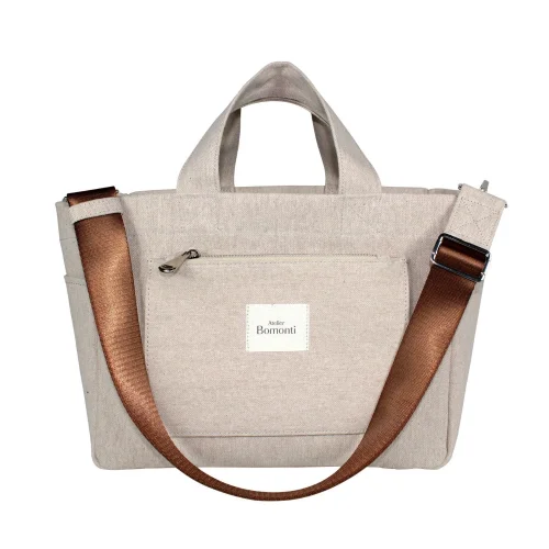 Atelier Bomonti - Hishi Tote Bag Waxed Canvas Bag