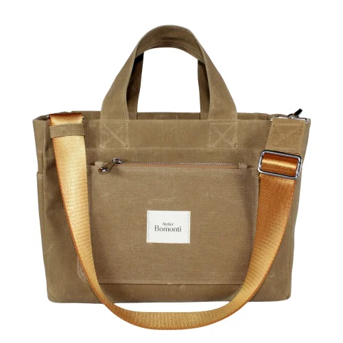 Atelier Bomonti - Hishi Tote Bag Waxed Canvas Bag