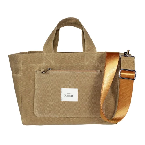 Atelier Bomonti - Hishi Tote Bag Waxed Canvas Bag