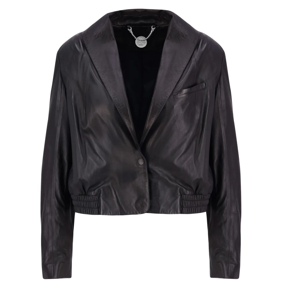 Fill In The Black - Ash Leather Jacket