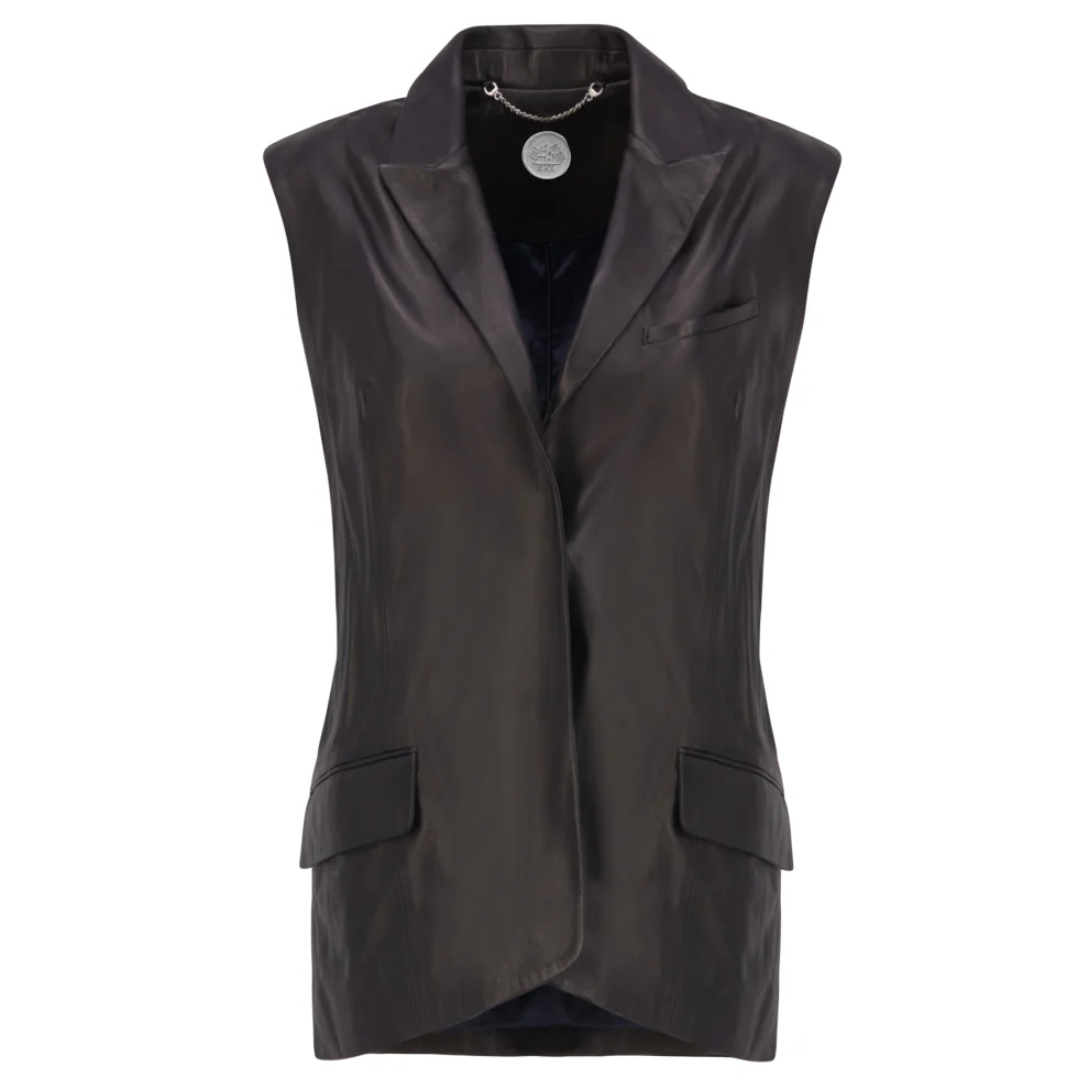 Fill In The Black - Ash Leather Two Piece Jacket & Vest