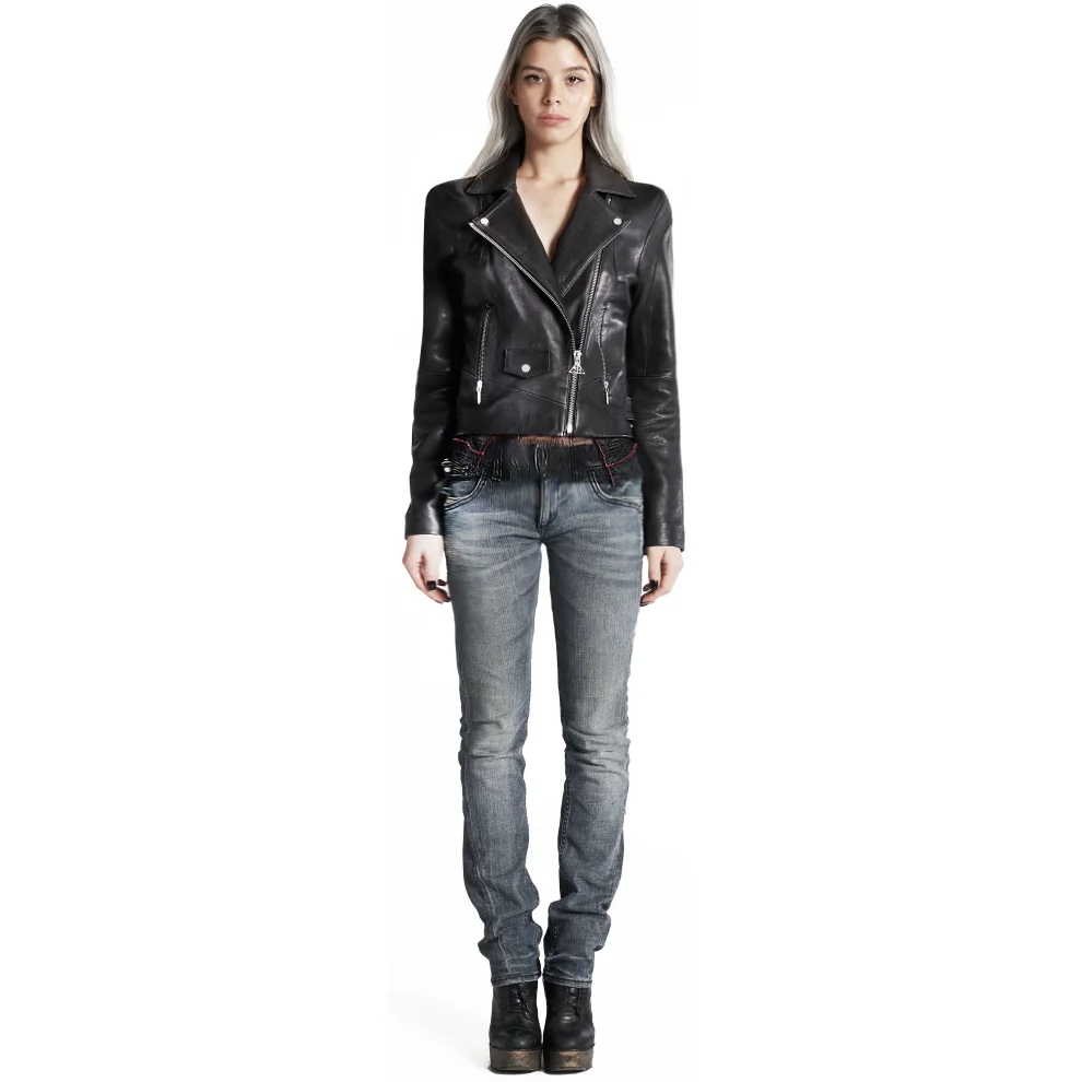 Fill In The Black - Shadow Leather Jacket