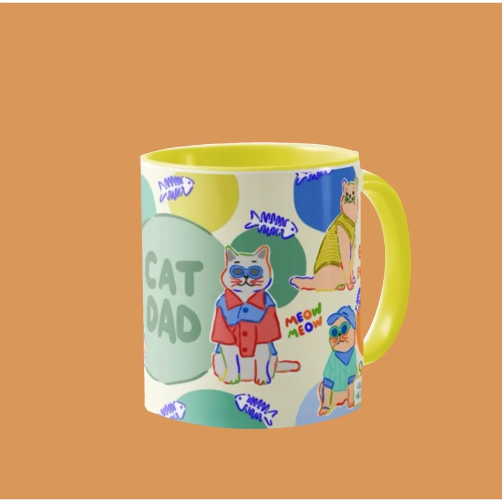 Hello Melody - Cat Dad Mug