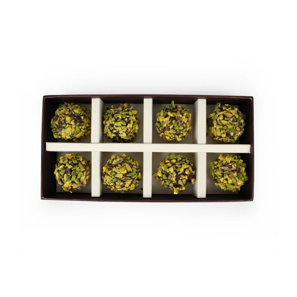 Juliette Artisan Chocolatier - Vegan Truffle With Pistachio Dark Chocolate 200g