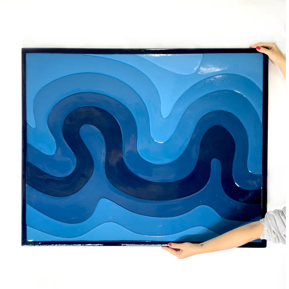 Moje Concept - Xl Wavy Series Painting