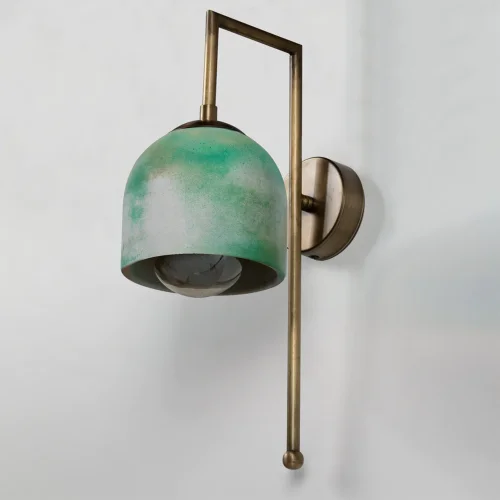 Womodesign - Rust Textured Bronze Metal Detail Sconce