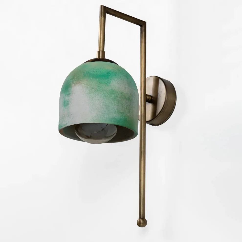 Womodesign - Rust Textured Bronze Metal Detail Sconce