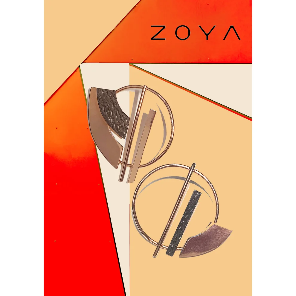 Zoya İstanbul - Loops Intersecting Earring