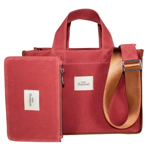 Atelier Bomonti - Hishi Rj Tote Bag Waksed Canvas